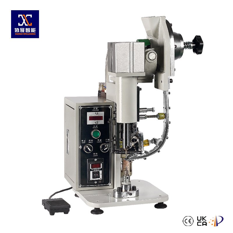 XZ-M800 bowl type semi-automatic eyelet riveting machine for mica sheets and PCB boards