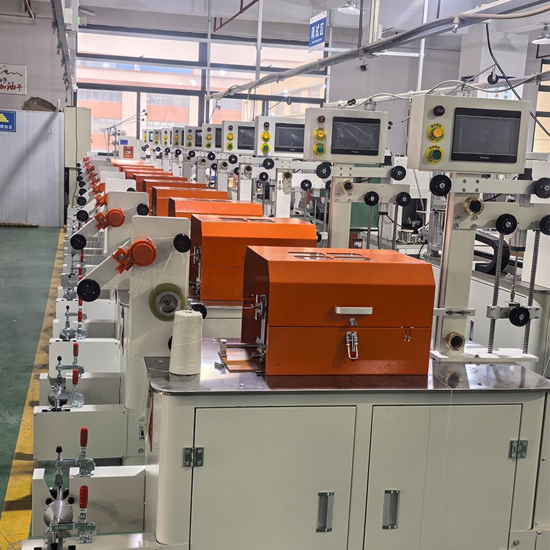 heating rope winding machine