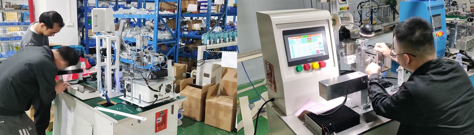 winding machine debugging