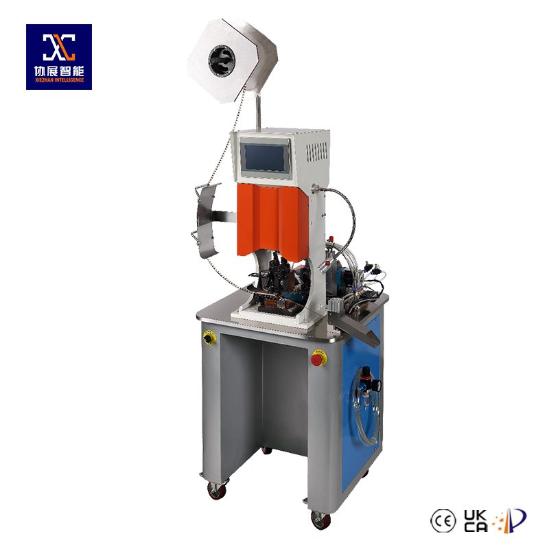 XZ-SM800 semi-automatic heating rope copper wire riveting and looping machine