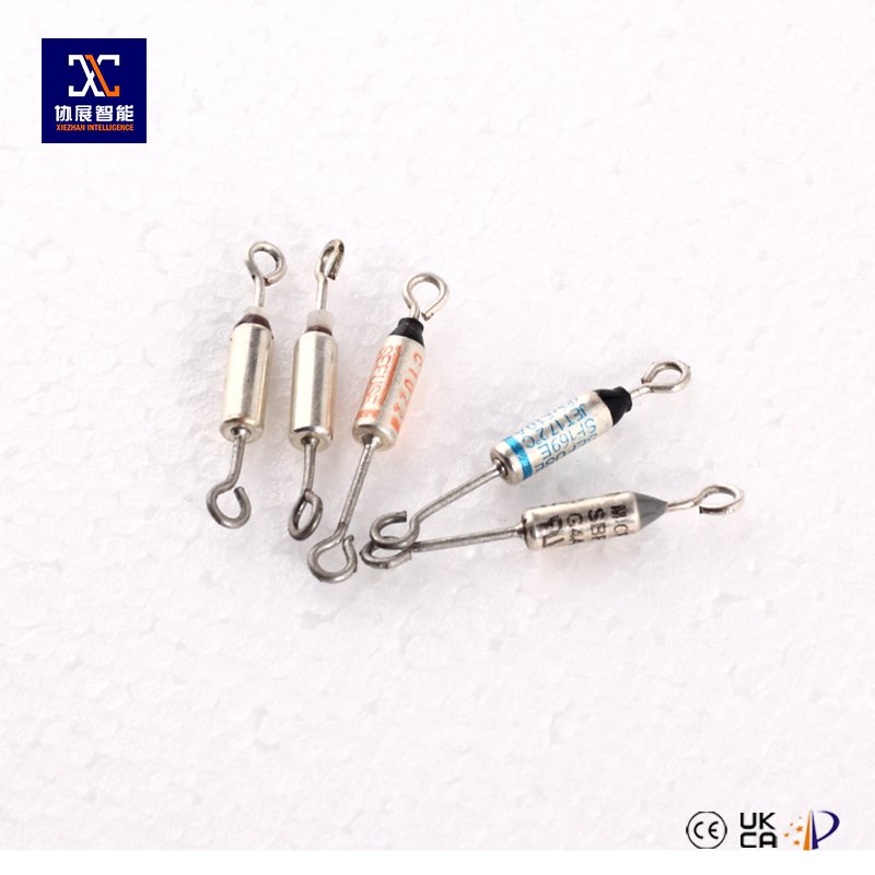 electric-heater Fuse and diode foot forming samples processed by XZ-Q110W machine