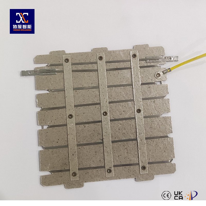 Hand dryer heating rack riveting with semi-automatic eyeleting machine