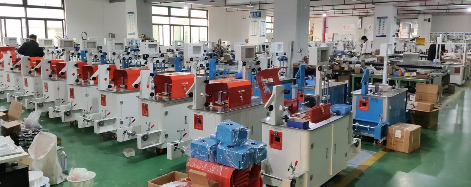 showroom of winding machine factory